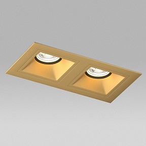 Встраиваемый светильник Lightstar Domino золото арт. D5230303BMOD