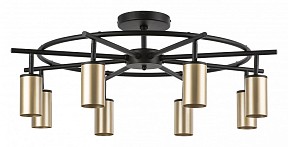 Люстра на штанге Lightstar Rullo черный арт. LR718408