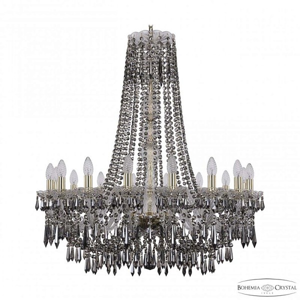 Подвесная люстра Bohemia Ivele Crystal 1403 золото арт. 1403/16/300/h-95 G R731
