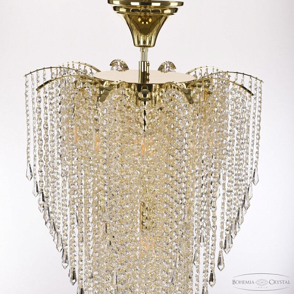Подвесная люстра Bohemia Ivele Crystal 77321 золото арт. 77321/50-150 G