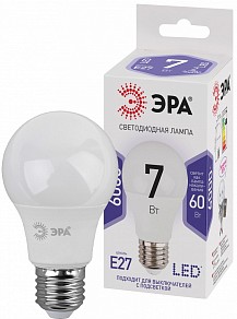 Лампа светодиодная Эра Стандарт  арт. LED A60-7W-860-E27