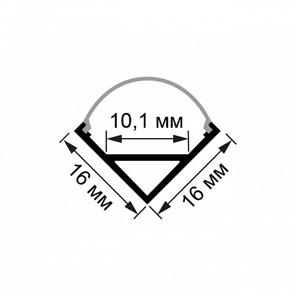 Профиль OGM  металл арт. GM-08-04