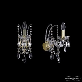 Бра Bohemia Ivele Crystal 1411 золото арт. 1411B/1/141 G