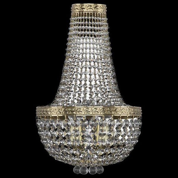 Бра Bohemia Ivele Crystal 1928 золото арт. 19281B/H2/25IV G