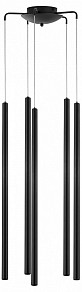 Подвесная люстра Lightstar Tubo черный арт. L5T747347