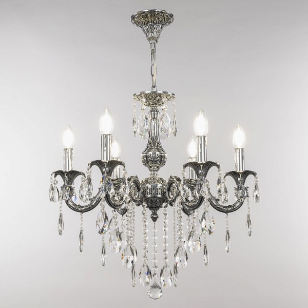 Подвесная люстра Bohemia Ivele Crystal AL7901 никель арт. AL79101/6/175 B NB