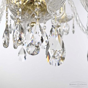 Подвесная люстра Bohemia Ivele Crystal 118 золото арт. 118/10/240 G