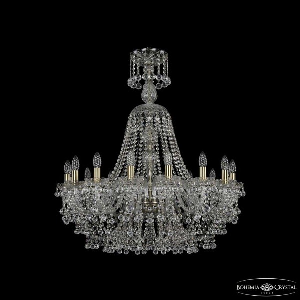 Подвесная люстра Bohemia Ivele Crystal 1409 золото арт. 1409/16/300/XL-96 Pa