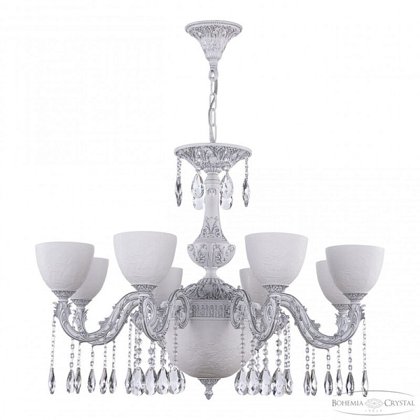 Подвесная люстра Bohemia Ivele Crystal AL7901 белый арт. AL79101P/8/250 A WMN P1 U Pair