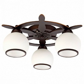 Потолочная люстра Omnilux Fronteira коричневый арт. OML-50507-03