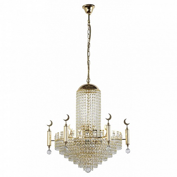 Подвесная люстра Arti Lampadari Nuova золото арт. Nuova E 1.2.55.100 G