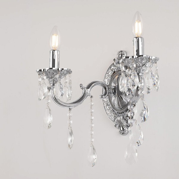 Бра Bohemia Ivele Crystal AL7801 никель арт. AL7801B10/2/175 B Ni