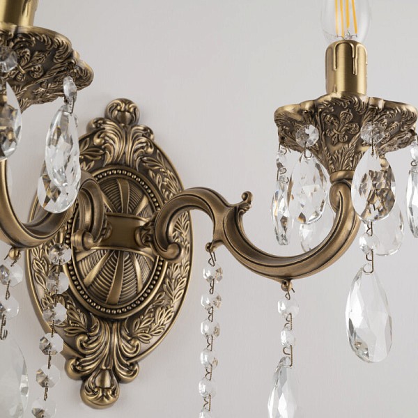 Бра Bohemia Ivele Crystal AL7801 золото арт. AL7801B10/2/175 B FP