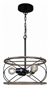 Подвесная люстра ILLUMICO WOOD черный арт. IL1008-3P-05 BK WOOD
