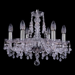Подвесная люстра Bohemia Ivele Crystal 1410 металл арт. 1410/6/160/Ni/V0300