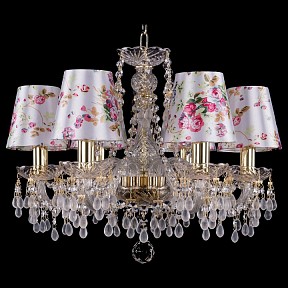 Подвесная люстра Bohemia Ivele Crystal 1410 золото арт. 1410/6/160/G/V0300/SH28
