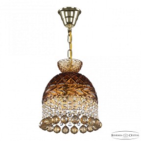 Подвесная люстра Bohemia Ivele Crystal 5478 золото арт. 5478/22 G Amber/M-1F Balls K721