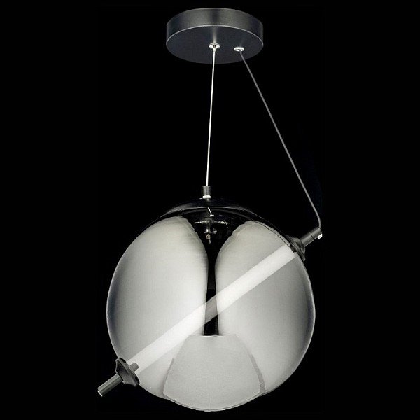 Подвесной светильник Arti Lampadari Canzo серый арт. Canzo L 1.P8 CL