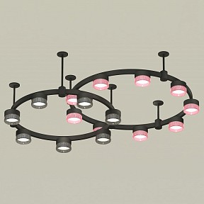 Подвесная люстра Ambrella Light XR черный арт. XR92221200