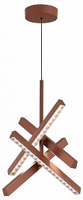 Подвесная люстра ST-Luce EUCLIDICS коричневый арт. SL1018.613.04