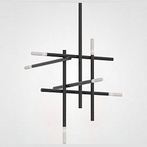 Люстра на штанге Imperiumloft Traverse Black черный арт. TRAVERSE01
