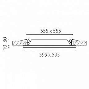 Встраиваемый светильник Lightstar Zocco белый арт. 224364