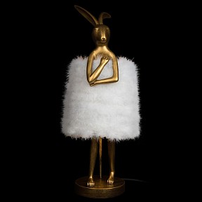 Настольная лампа декоративная Loft it Lapine желтый арт. 10315/B White fluff