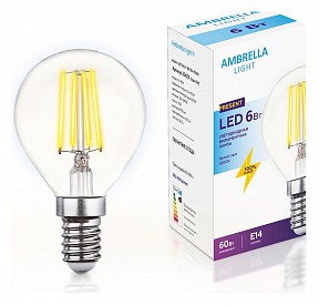 Лампа светодиодная Ambrella Light G45  арт. 204215