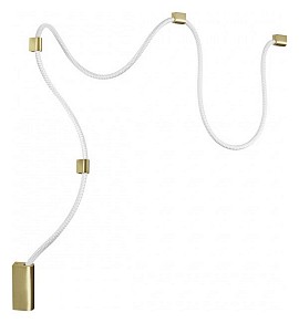 Накладной светильник Odeon Light Corda коричневый арт. 4397/30CL