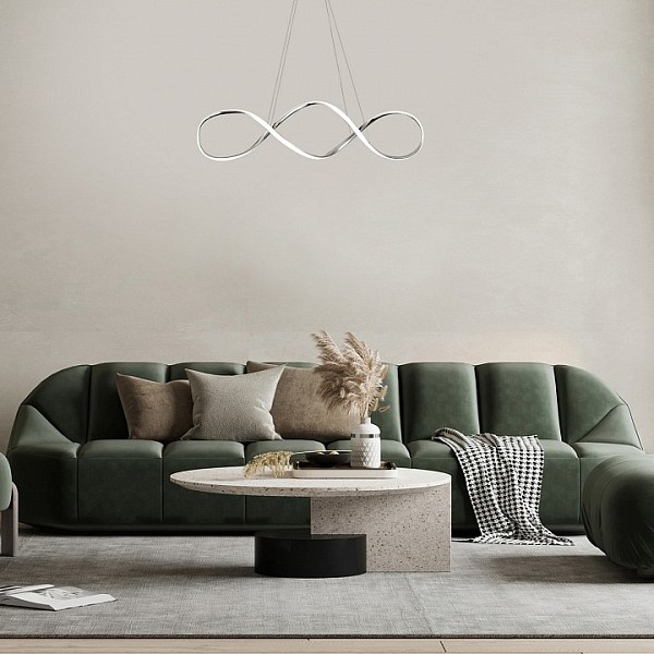Подвесной светильник Escada Knot хром арт. 10236/1LED Chrome