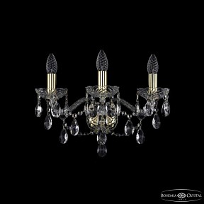 Бра Bohemia Ivele Crystal 1415 золото арт. 1415B/3/165 G