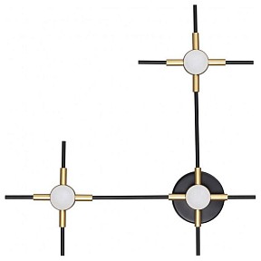 Накладной светильник Odeon Light Costella черный арт. 3906/9WL