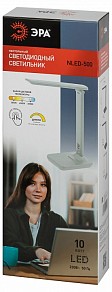 Настольная лампа офисная Эра NLED-500 белый арт. Б0057192