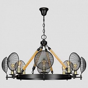 Подвесная люстра Alfa-Light F3524 черный арт. F3524-04