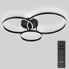Потолочная люстра Natali Kovaltseva  черный арт. LED LAMPS 81479