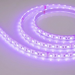 Лента светодиодная Arlight B60 RGB 24V 10mm 14.4 W/m IP20-IP68 белый арт. 029515(3)