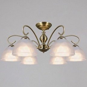 Люстра на штанге ILLUMICO  бронза арт. IL0894-6CSQ-26 AB ELITE