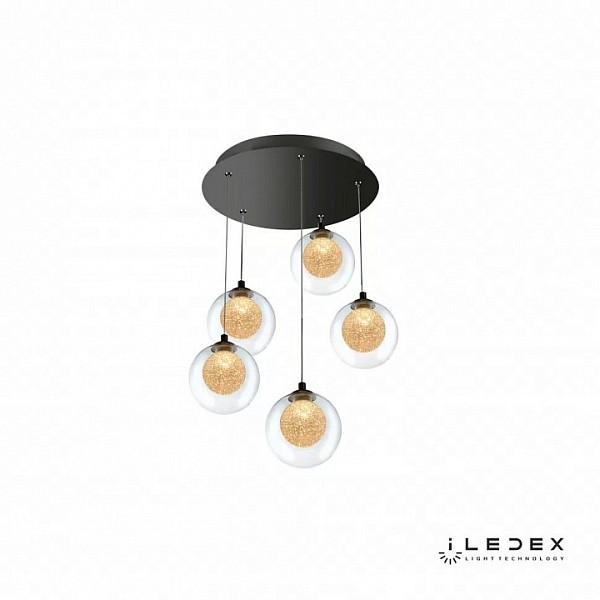 Подвесной светильник iLedex Oblivion хром арт. C4457-5R CR