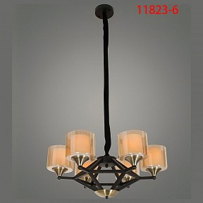 Подвесная люстра Alfa-Light F4124 бронза арт. F4124-57