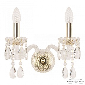 Бра Bohemia Ivele Crystal 107 золото арт. 107B/2/141 G
