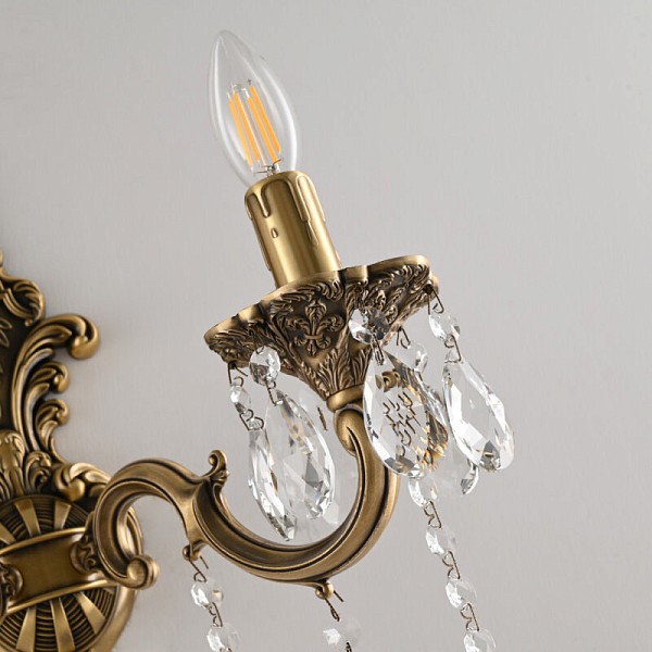 Бра Bohemia Ivele Crystal AL7801 золото арт. AL7801B14/2/175 A FP