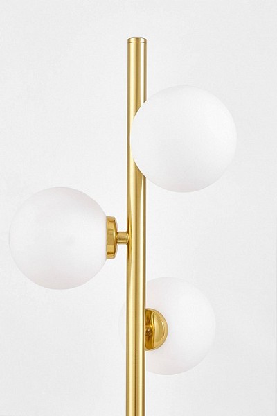 Настольная лампа декоративная LUMINA DECO MARSIADA латунь арт. LDT 6033-3 MD
