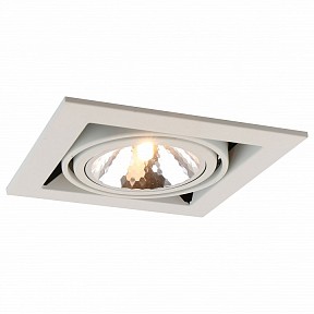 Встраиваемый светильник Arte Lamp Cardani Semplice белый арт. A5949PL-1WH