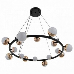 Подвесная люстра Alfa-Light F2524 черный арт. F2524-41