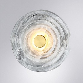 Накладной светильник Arte Lamp Bevel латунь арт. A1682AP-5PB