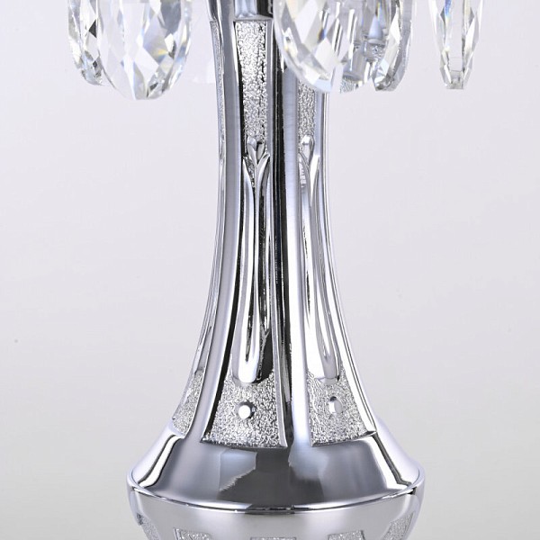 Настольная лампа декоративная Bohemia Ivele Crystal AL77 никель арт. AL77100L/1-32 Ni