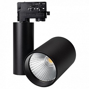 Светильник на штанге Arlight Lgd-Shop черный арт. LGD-SHOP-4TR-R100-40W Cool SP7500-Fish (BK, 24 deg)