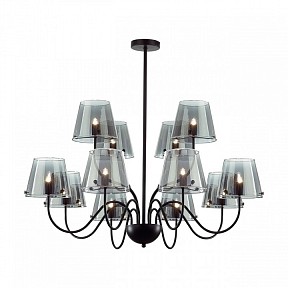 Люстра на штанге Lumion Smoky черный арт. 6570/12C