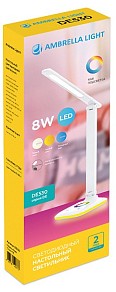 Настольная лампа офисная Ambrella Light DE белый арт. DE530