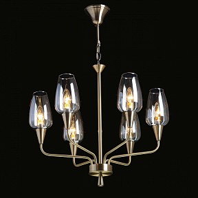 Подвесная люстра MW-Light Элла 20 желтый арт. 483015606